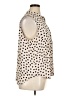 Ann Taylor 100% Polyester Polka Dots Ivory Sleeveless Blouse Size XL - photo 4