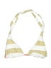 SOFIA Stripes Ivory Swimsuit Top Size L - photo 1