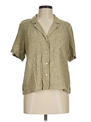 Madewell Linen-Blend Raglan Camp Shirt (view 1)