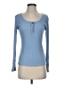 Unbranded Blue Long Sleeve Henley Size S - photo 1