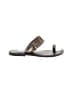 Mystique 100% Leather Gray Sandals Size 9 - photo 1