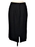 Liz Claiborne Collection Solid Black Gray Formal Skirt Size M - photo 2