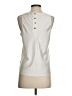 J.Crew 100% Polyester Ivory Sleeveless Top Size XS - photo 2