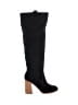 Oasis Society Solid Black Boots Size 8 - photo 1