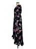 Miami 100% Polyester Floral Black Casual Dress Size S - photo 5