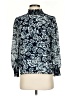 J.Crew Blue Long Sleeve Blouse Size XXS - photo 1