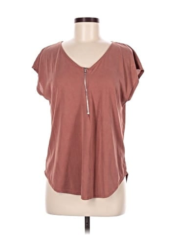 Green Envelope Short Sleeve Top (view 1)