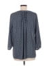 NYDJ 100% Polyester Blue 3/4 Sleeve T-Shirt Size M - photo 2