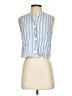 ASOS Design Blue Sleeveless Button-Down Shirt Size XXS (estimated) - photo 1