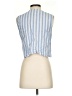 ASOS Design Blue Sleeveless Button-Down Shirt Size XXS (estimated) - photo 2