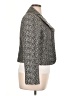 Le Suit Animal Print Silver Blazer Size 14 - photo 4