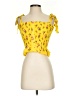 Lost + Wander Yellow Sleeveless Blouse Size XS - photo 1