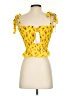 Lost + Wander Yellow Sleeveless Blouse Size XS - photo 2