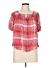 Universal Thread Red Short Sleeve Blouse Size L - photo 1