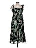 Stella & Dot 100% Polyester Tropical Green Cocktail Dress Size L - photo 1