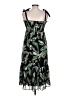 Stella & Dot 100% Polyester Tropical Green Cocktail Dress Size L - photo 2
