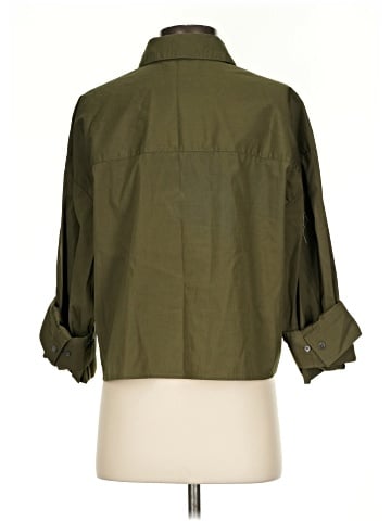 Madewell 3/4 Sleeve Button-Down Shirt (view 2)