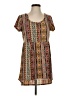 Bobbie Brooks Print Brown Casual Dress Size S - photo 1