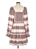 Hale Bob Paisley Ivory Purple Casual Dress Size L - photo 2