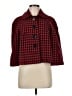 Briggs New York 100% Acrylic Houndstooth Red Coat Size 8 Petite - photo 1
