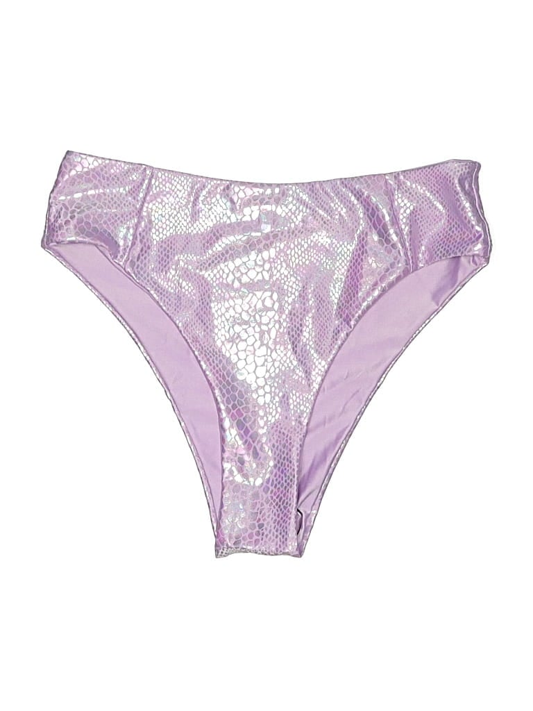 Shein Swimsuit Bottoms In Silver