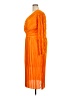 ELOQUII 100% Polyester Orange Cocktail Dress Size 18 Plus - photo 5
