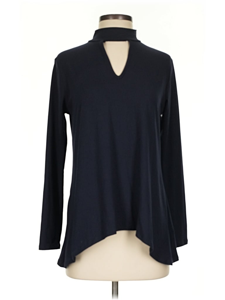 Pre-owned Espresso Long Sleeve Turtleneck In Black
