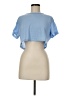 Shein 100% Polyester Blue Short Sleeve T-Shirt Size 6 - photo 1