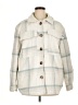Hurley 100% Polyester Plaid Ivory Coat Size XL - photo 1