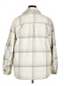 Hurley 100% Polyester Plaid Ivory Coat Size XL - photo 2