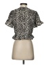 Princess Polly 100% Polyester Brown Short Sleeve Top Size 2 - photo 2