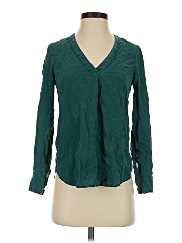 J.Crew Long Sleeve Silk Top (view 1)