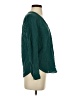 J.Crew 100% Silk Teal Long Sleeve Silk Top Size 0 - photo 4