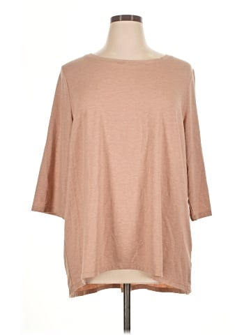 Cuddl Duds 3/4 Sleeve Top (view 1)