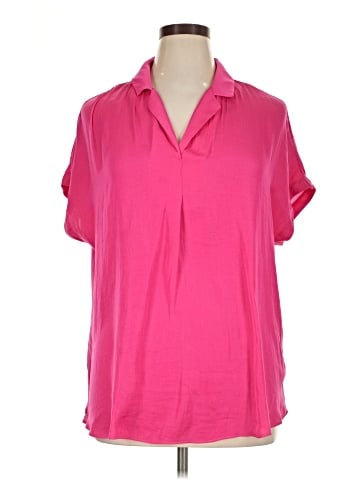 RACHEL Rachel Roy Short Sleeve Blouse (view 1)