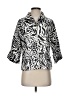 Samuel Dong 100% Polyester Animal Print White Jacket Size S - photo 1