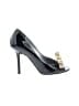 Gina Black Heels Size 4 1/2 - photo 1