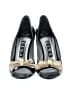Gina Black Heels Size 4 1/2 - photo 2