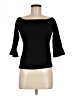 Whistles Black 3/4 Sleeve Top Size 8 - photo 1