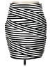 Express Stripes Black Casual Skirt Size 12 - photo 2