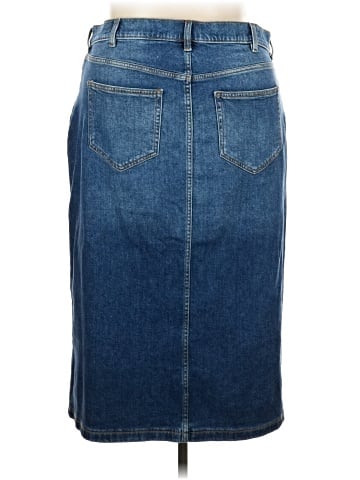 Lands' End Denim Skirt (view 2)