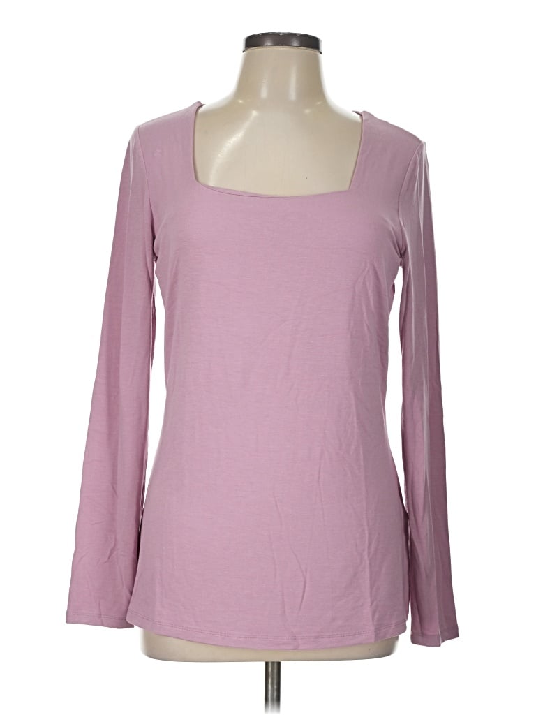 Pre-owned Universal Standard 3/4 Sleeve T-shirt In Pink