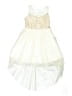 Rare Editions 100% Polyester Ivory Dress Size 8 - photo 1