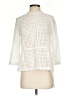 Point Sur 100% Modal Ivory 3/4 Sleeve Blouse Size 2 (petite) - photo 1