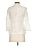 Point Sur 100% Modal Ivory 3/4 Sleeve Blouse Size 2 (petite) - photo 2