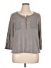 CALVIN KLEIN JEANS Gray Long Sleeve Henley Size XL - photo 1