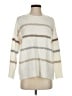 Vince Camuto Stripes Ivory Pullover Sweater Size S - photo 1