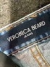 Veronica Beard 100% Cotton Color Block Blue Jeans Size 27 waist - photo 8