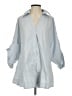 CO Blue 3/4 Sleeve Button-Down Shirt Size S - photo 1