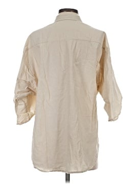 Unbranded 3/4 Sleeve Button-Down Shirt (view 2)